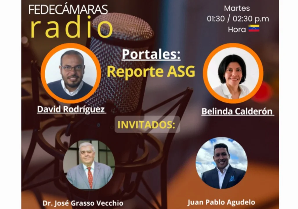 Flyer editado Reporte ASG Fedecámaras Radio - martes 07 de abril 2026