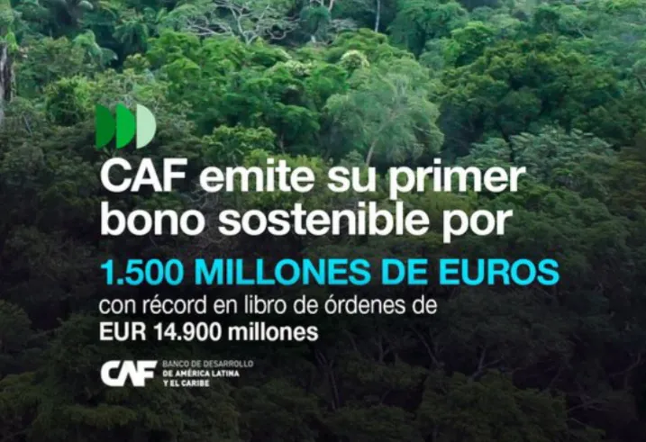 CAF emite primer bono sostenible