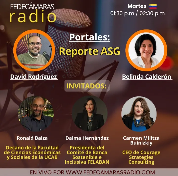 Flyer Programa Reporte ASG Fedecámaras Radio - 16 de septiembre 2025