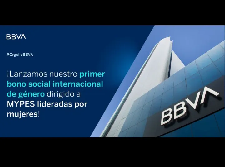 BBVA en Perú - emisión primer bono social de género