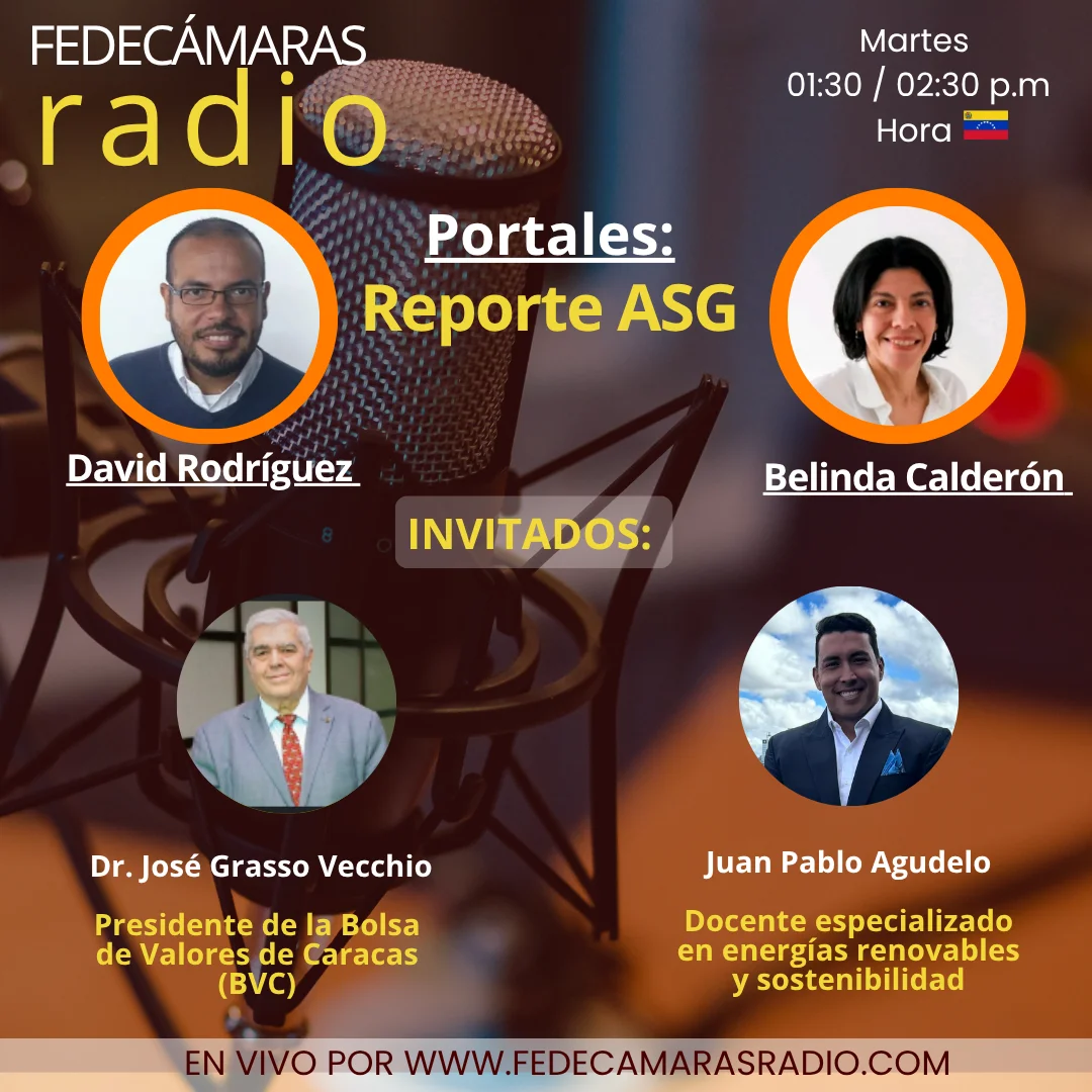 Flyer Reporte ASG Fedecámaras Radio - martes 07 de abril 2026