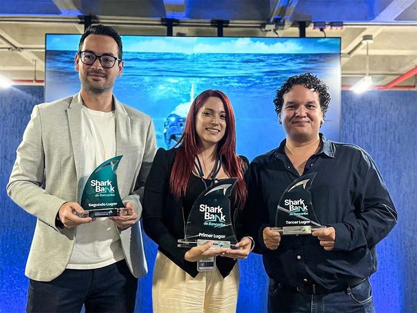 Bancaribe premia ganadores Shark Bank