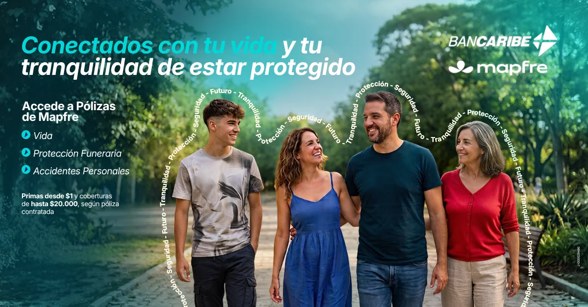 Alianza Bancaribe y Mapfre Venezuela - afiche