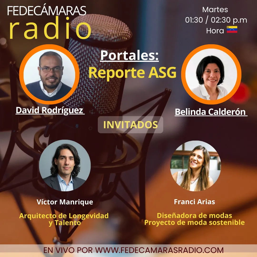 Flyer Programa Reporte ASG Fedecámaras Radio - martes 03 de febrero 2026