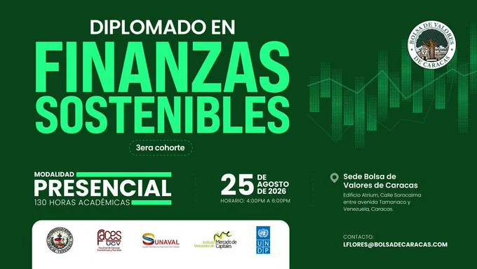 Tercera Cohorte Diplomado Finanzas Sostenibles - Bolsa de Valores de Caracas