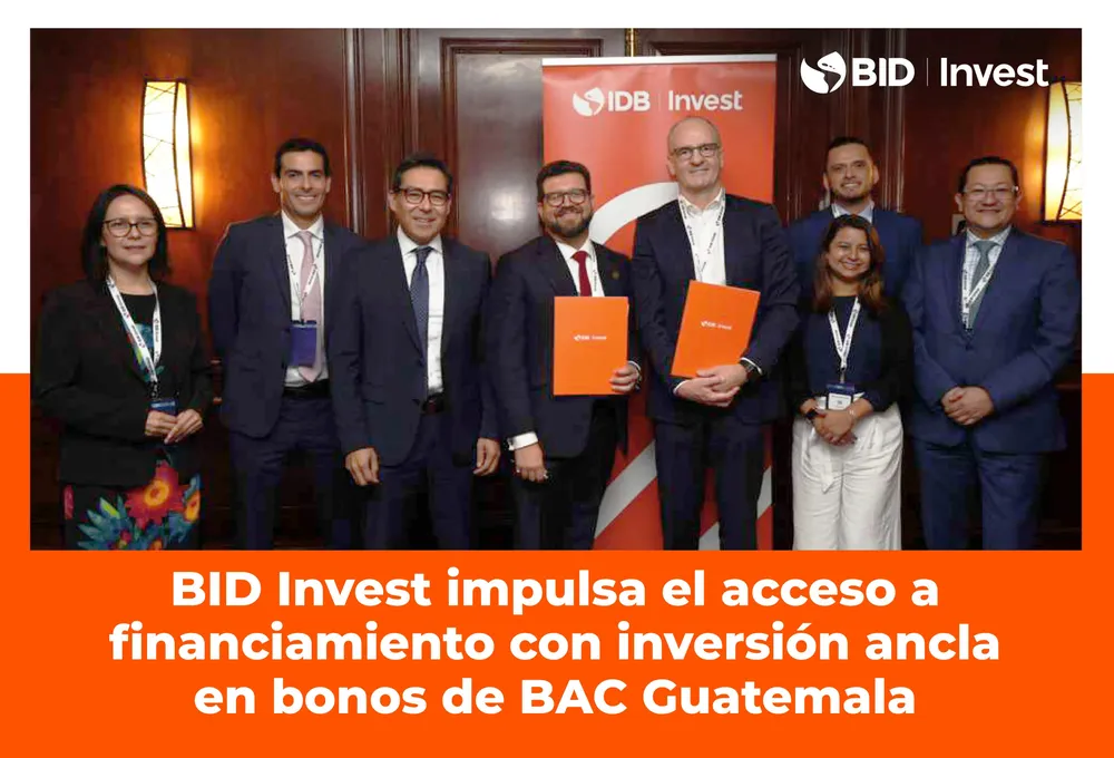 BID Invest apoyo bonos sociales BAC Guatemala