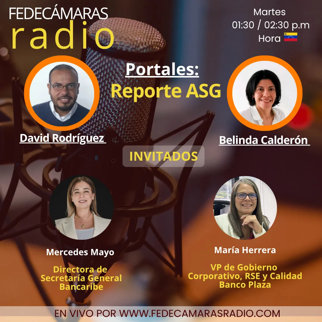 Flyer Programa Reporte ASG - martes 14 de octubre 2025