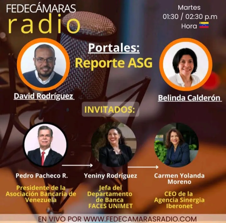 Flyer Programa Reporte ASG Fedecámaras Radio - 23 de septiembre 2025