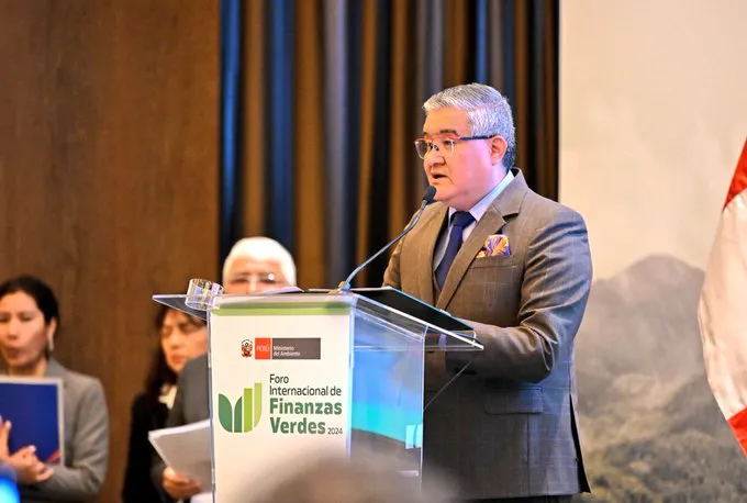 Ministro de Ambiente de Perú - Foro Internacional de Finanzas Verdes