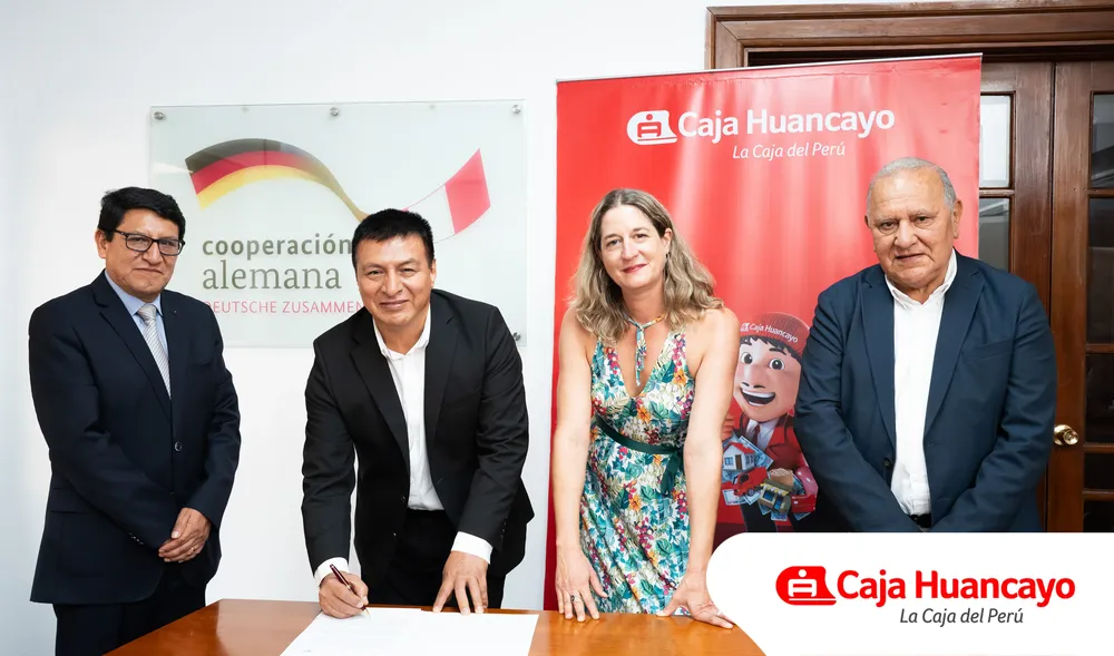 Caja Huancayo acuerdo con Cooperación Alemana en Perú